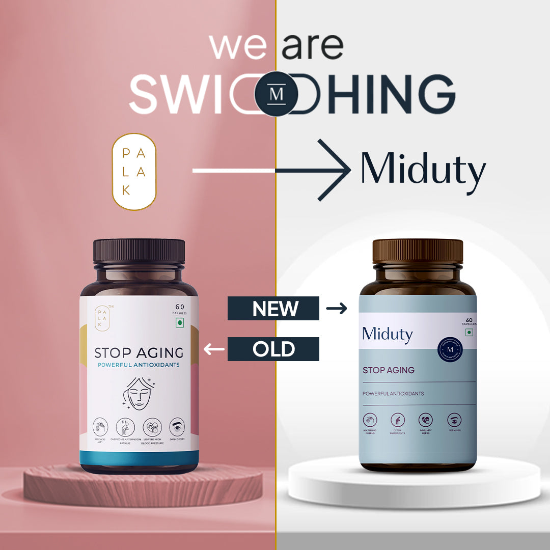 Miduty by Palak Notes Stop Aging Capsules - Indyancart