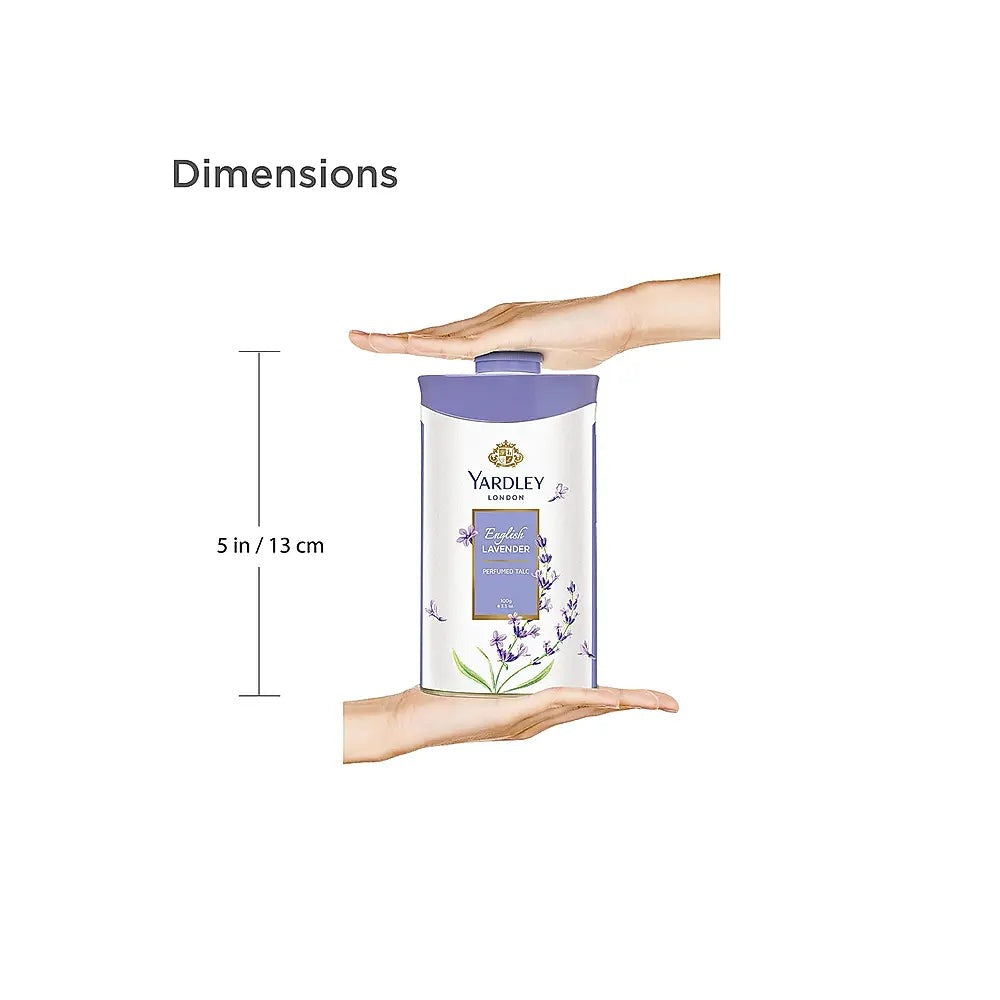 Yardley London English Lavender Perfumed Deodorizing Talc Talcum Powder - Indyancart