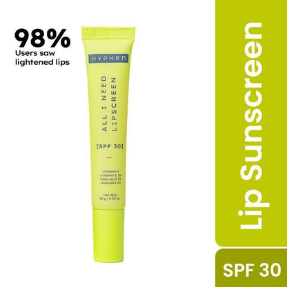 Hyphen By Kriti Sanon All I Need Lipscreen SPF 30 - Indyancart