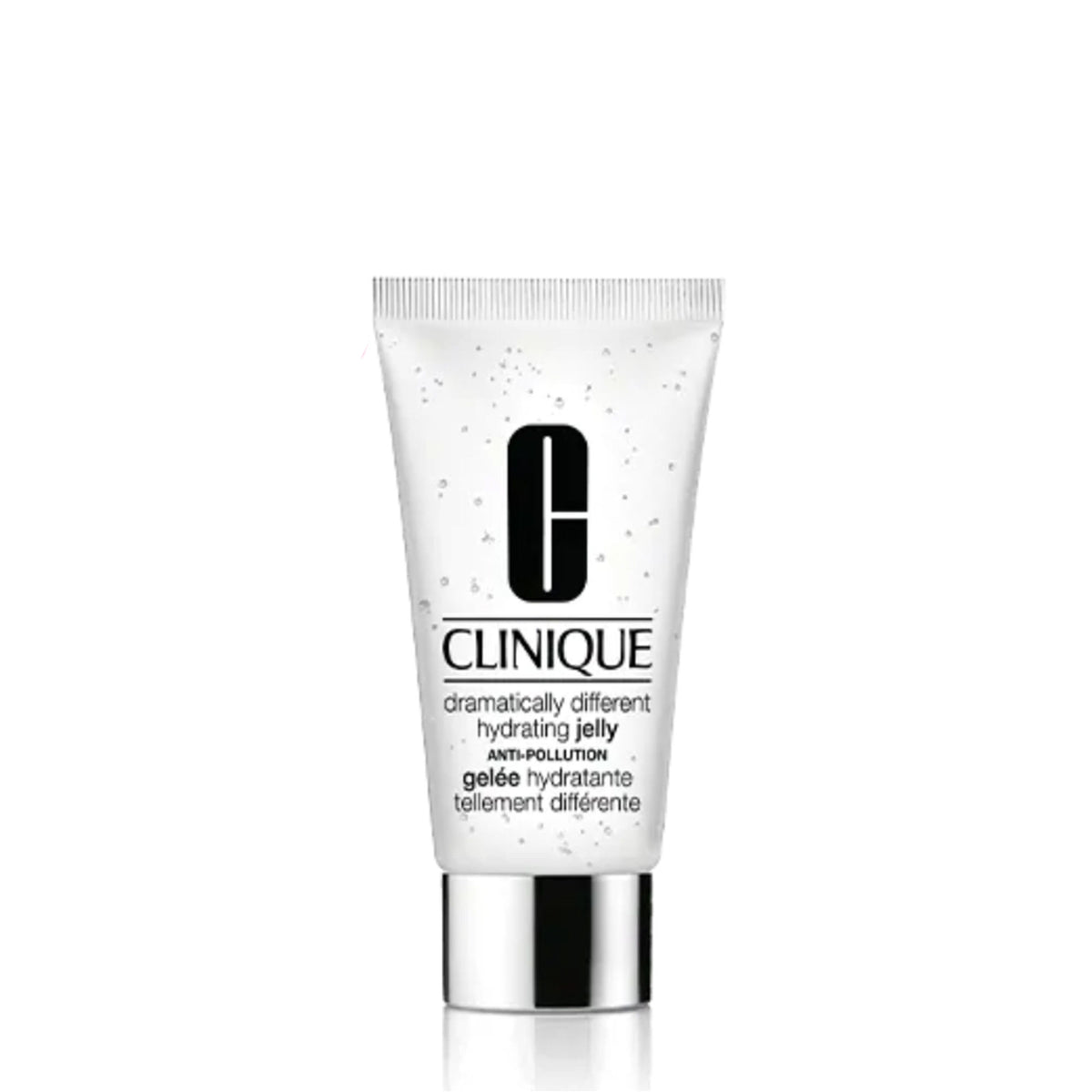 Clinique Dramatically Different Hydrating Jelly in a clear jar, showing the lightweight gel texture and bright packaging.