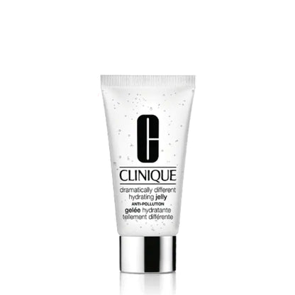 Clinique Dramatically Different Hydrating Jelly in a clear jar, showing the lightweight gel texture and bright packaging.