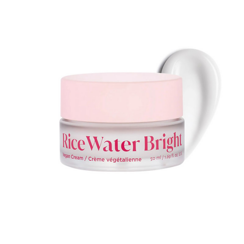 The Face Shop Rice Water Cream with Niacinamide and Hyaluronic Acid, a face cream for brightening skin.