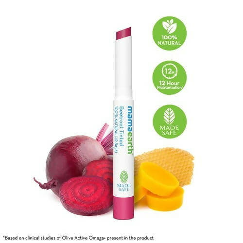 Mamaearth Beetroot Tinted 100% Natural Lip Balm-Natural Pink - Indyancart