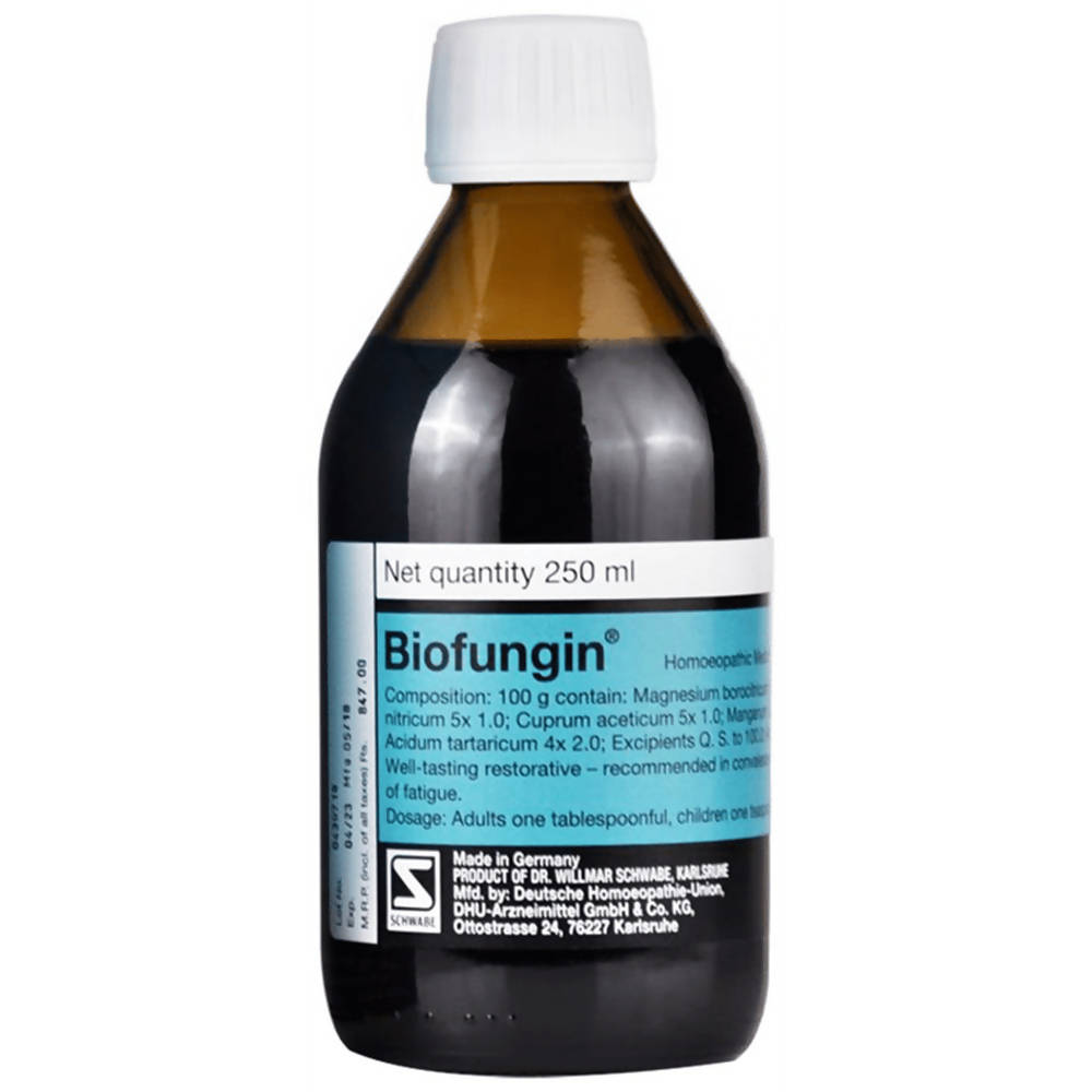 Dr. Willmar Schwabe India Biofungin Syrup - Indyancart