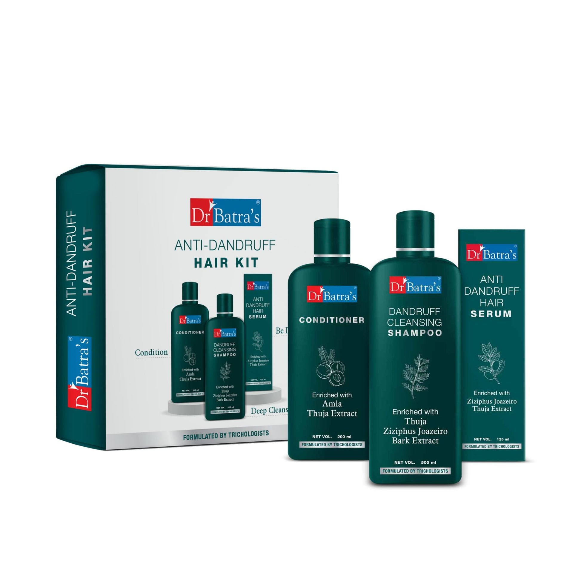 Dr Batras Anti-Dandruff Hair Shampoo Kit, Sutiable For Both Boys & Girls