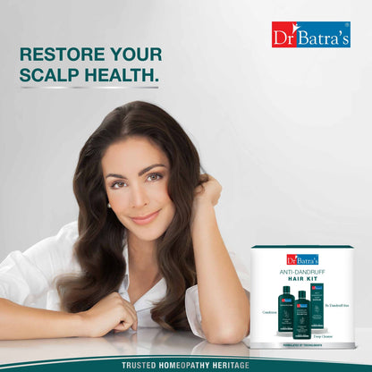 Dr Batras Anti-Dandruff Hair Shampoo Kit, Sutiable For Both Boys & Girls