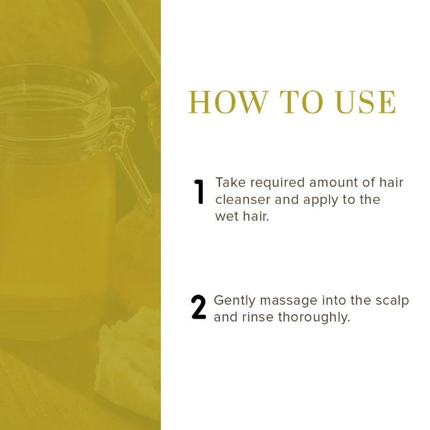 Khadi Natural Honey & Vanilla Hair Cleanser/Shampoo Nourishes Dry Scalp