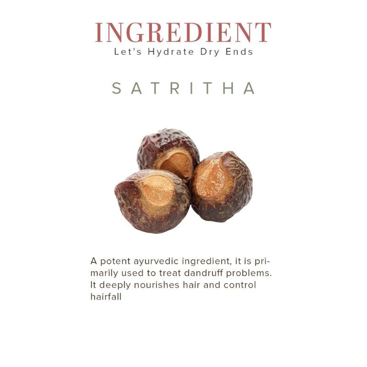 Khadi Natural Satritha Hair Cleanser/Shampoo Nourishes & Strengthen Hair