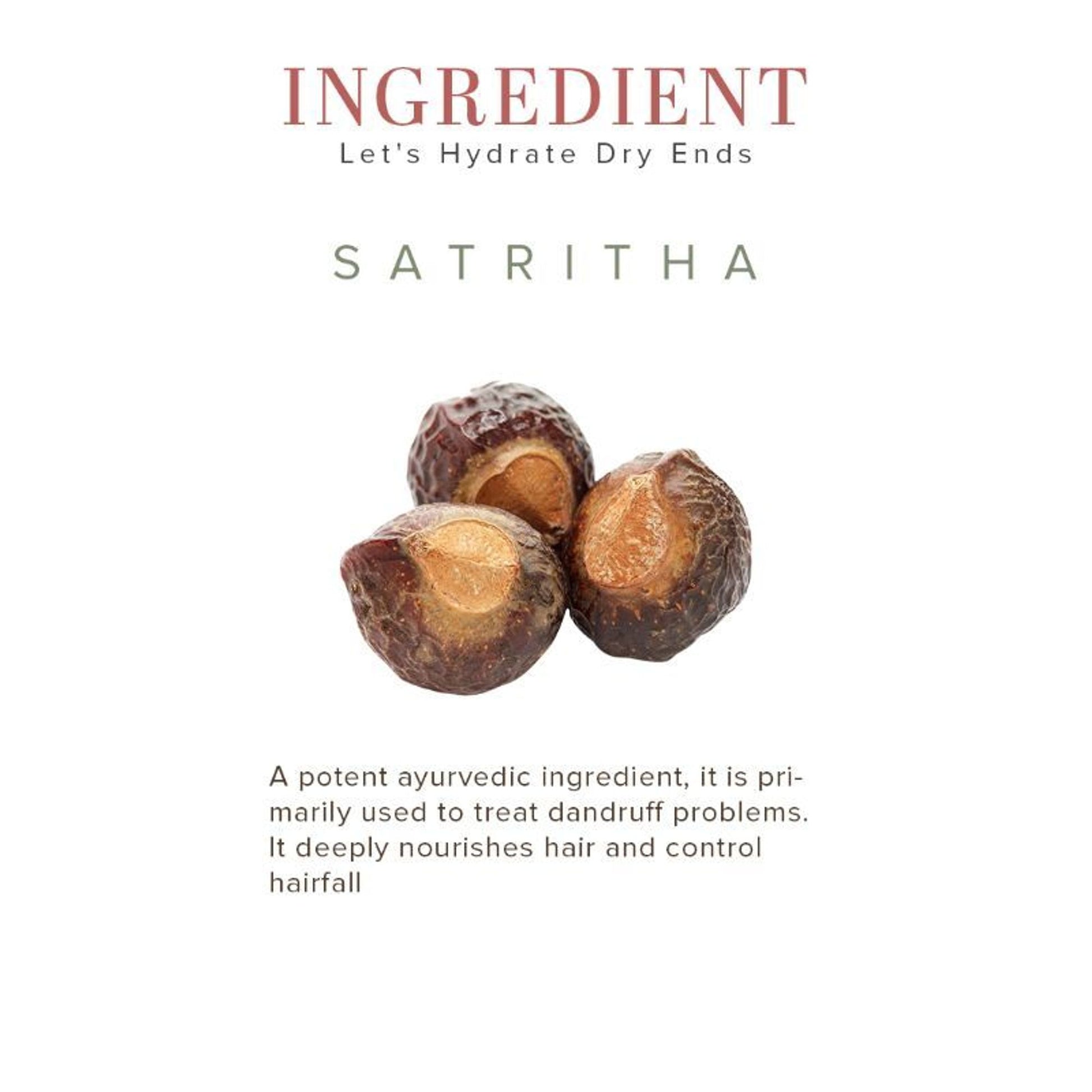 Khadi Natural Satritha Hair Cleanser/Shampoo Nourishes & Strengthen Hair