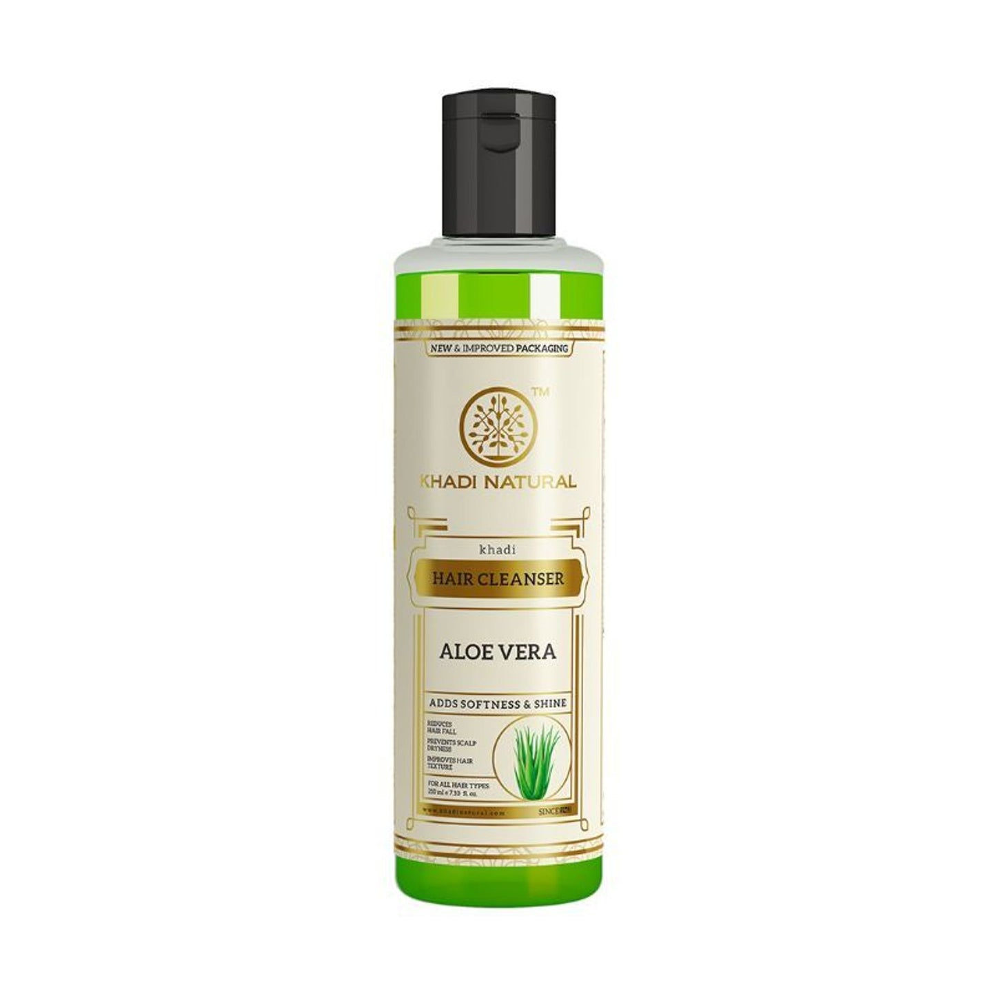 Khadi Natural Aloevera Hair Cleanser/Shampoo Repairs Dead Skin Cells