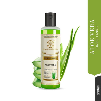 Khadi Natural Aloevera Hair Cleanser/Shampoo Repairs Dead Skin Cells