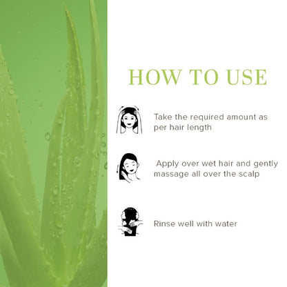 Khadi Natural Aloevera Hair Cleanser/Shampoo Repairs Dead Skin Cells