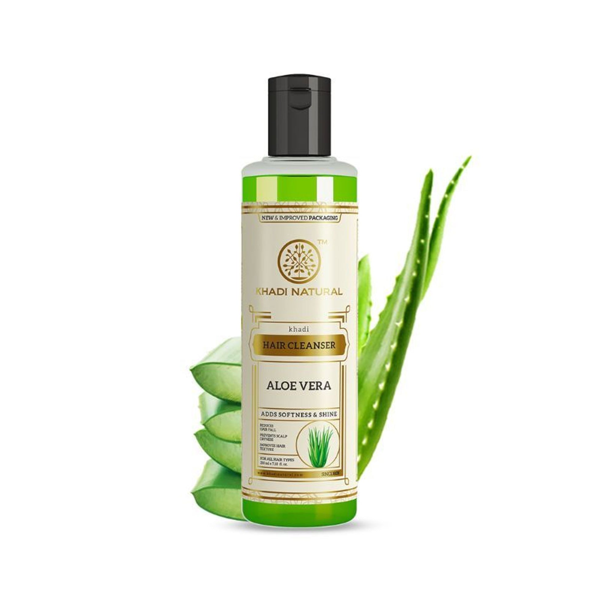 Khadi Natural Aloevera Hair Cleanser/Shampoo Repairs Dead Skin Cells
