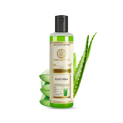 Khadi Natural Aloevera Hair Cleanser/Shampoo Repairs Dead Skin Cells