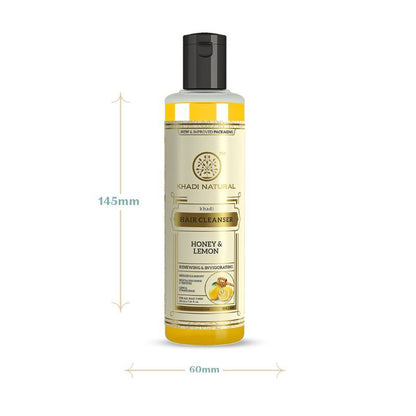 Khadi Natural Honey & Lemon Hair Cleanser (Shampoo) Reduce Dandruff