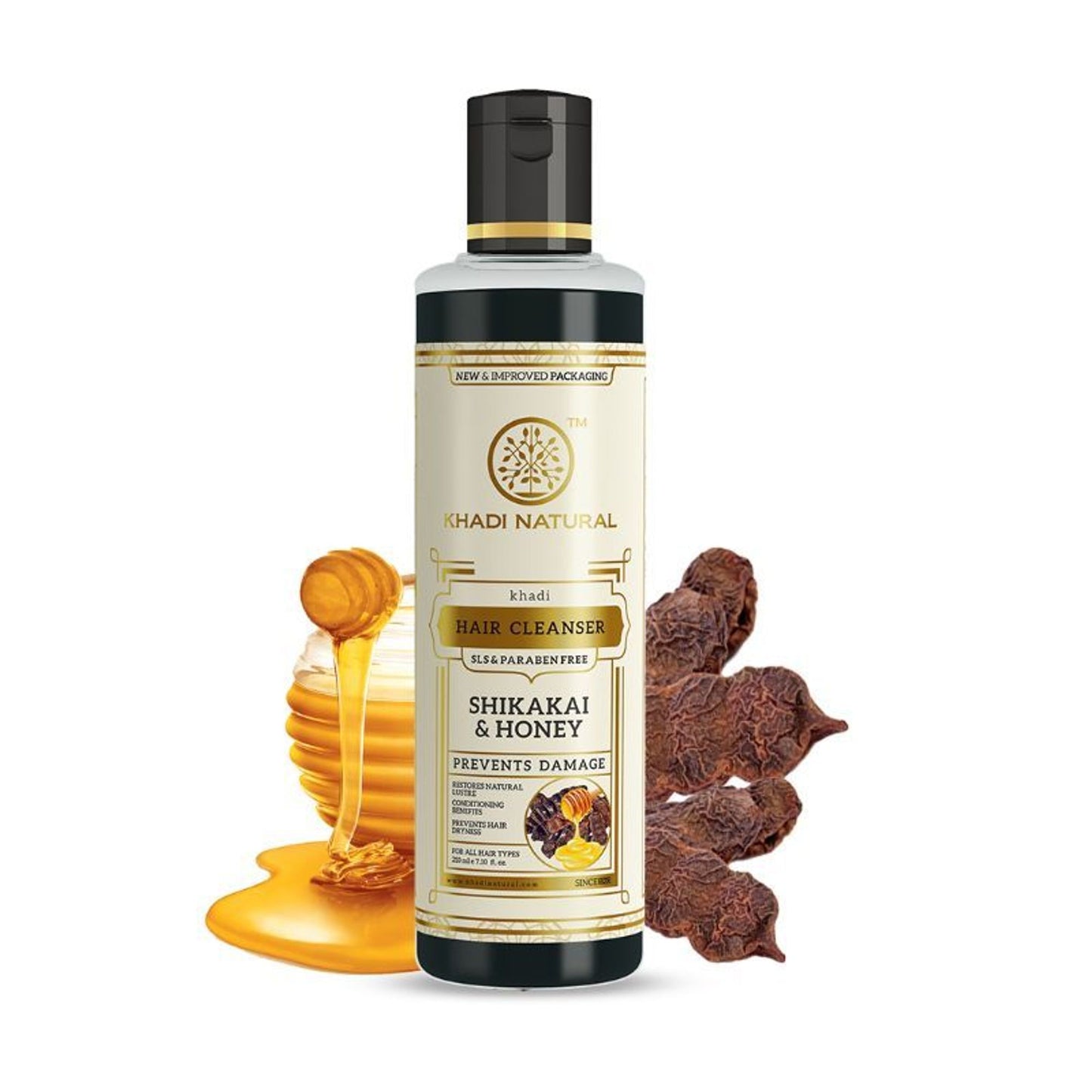 Khadi Natural Shikakai & Honey Hair Cleanser/Shampoo Stimulating Hair Growth