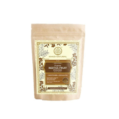Khadi Natural Reetha Fruit Organic Powder Conditiner & Exfoliaator