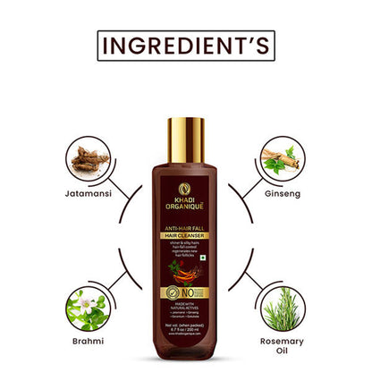 Khadi Organique Anti Hair Fall Control Hair Cleanser
