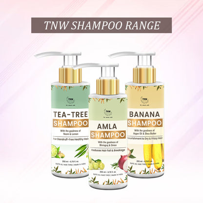 TNW The Natural Wash Banana Shampoo for Dry & Frizzy hair to Hydrate & Nourish the scalp