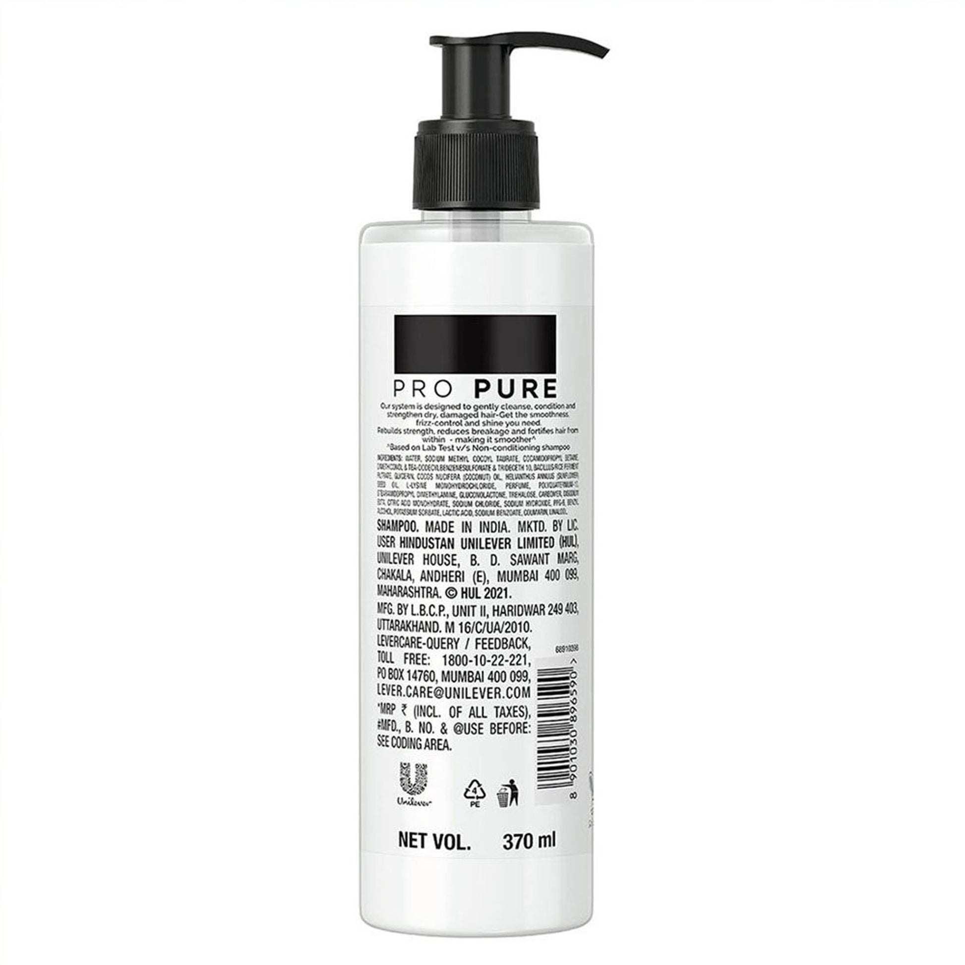 TRESemme Pro Pure Damage Recovery Shampoo with Fermented Rice Water Paraben & Sulphate Free