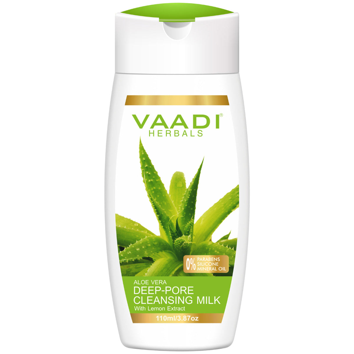 Vaadi Herbals Aloevera Deep Pore Cleansing Milk With Lemon Extract