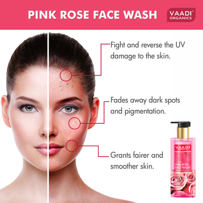 Vaadi Herbals InstaGlow Pink Rose Face Wash