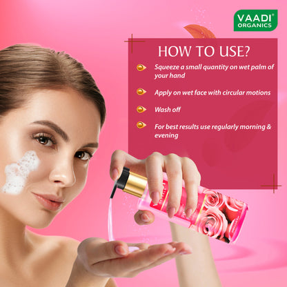 Vaadi Herbals InstaGlow Pink Rose Face Wash