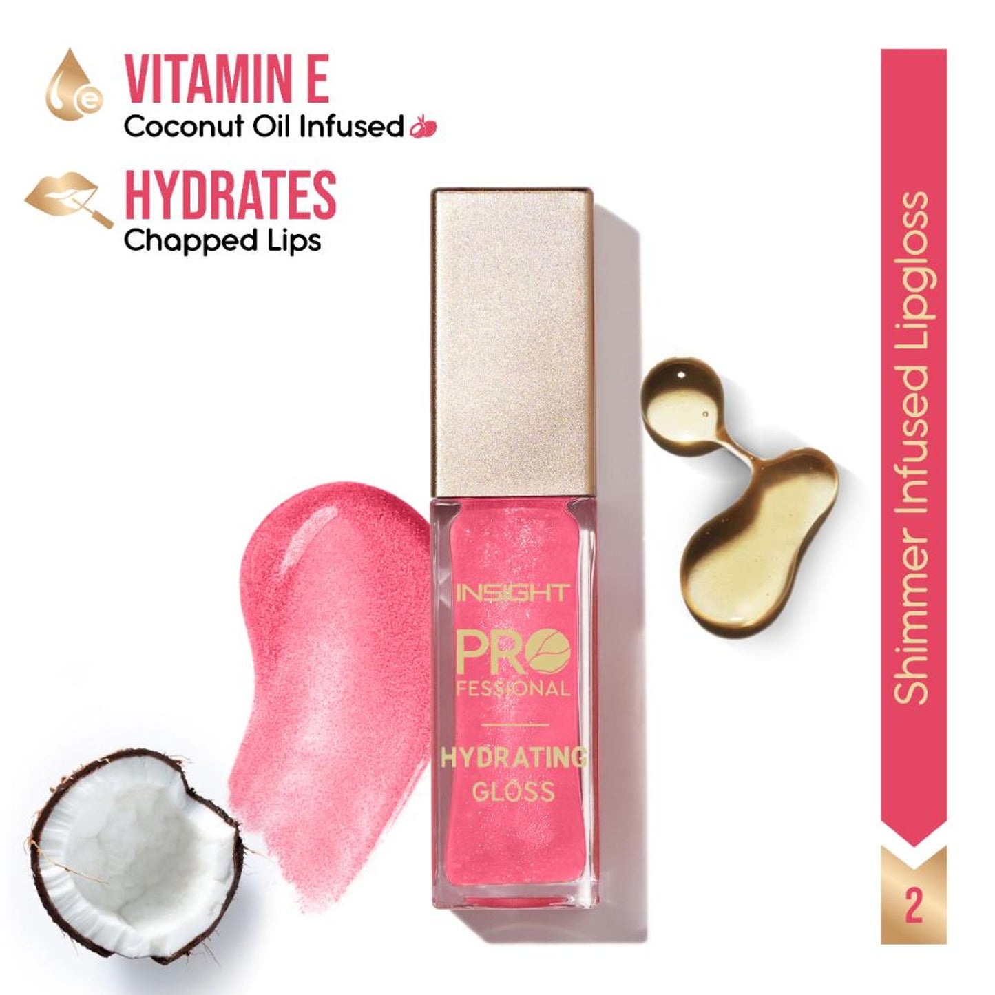 Insight Professional Hydrating Gloss - Cascading Coral
