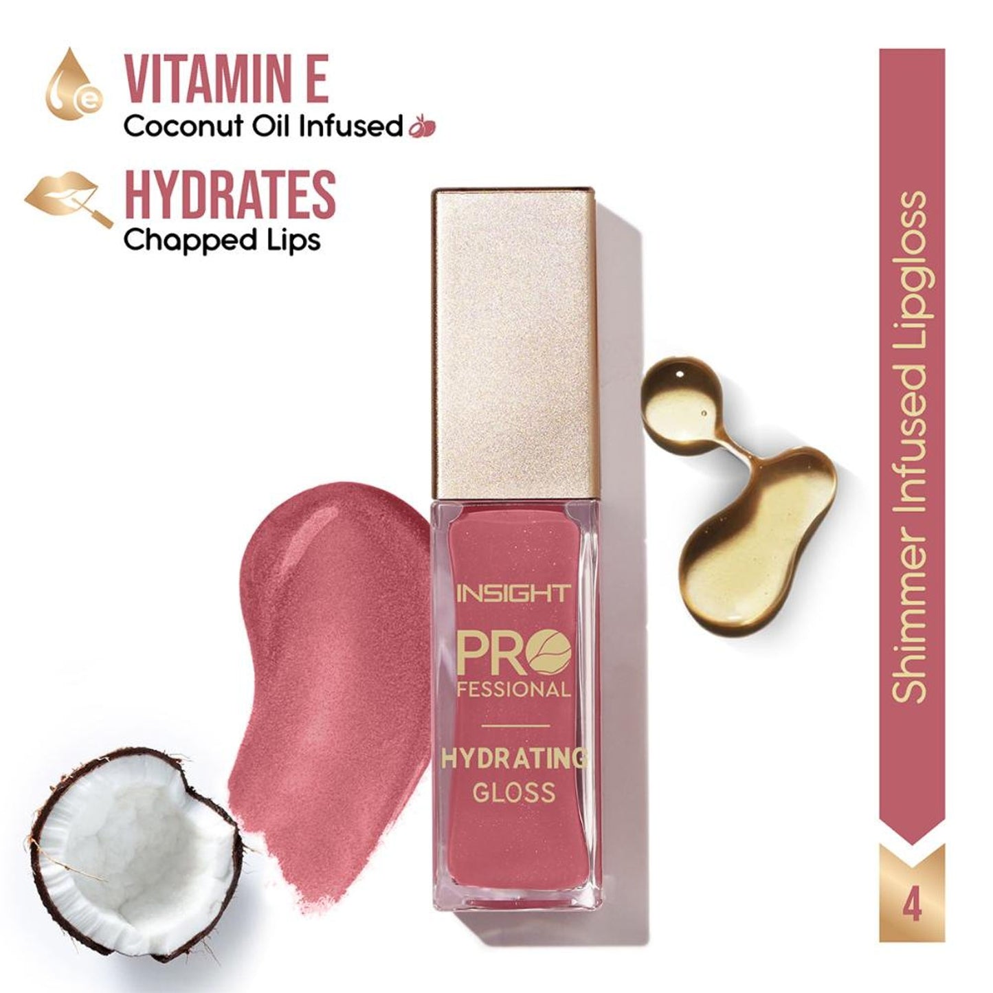 Insight Professional Hydrating Gloss - Pink Taffy