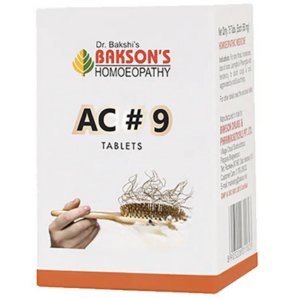 Bakson's Homeopathy AC#9 Tablets