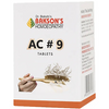 Bakson's Homeopathy AC#9 Tablets