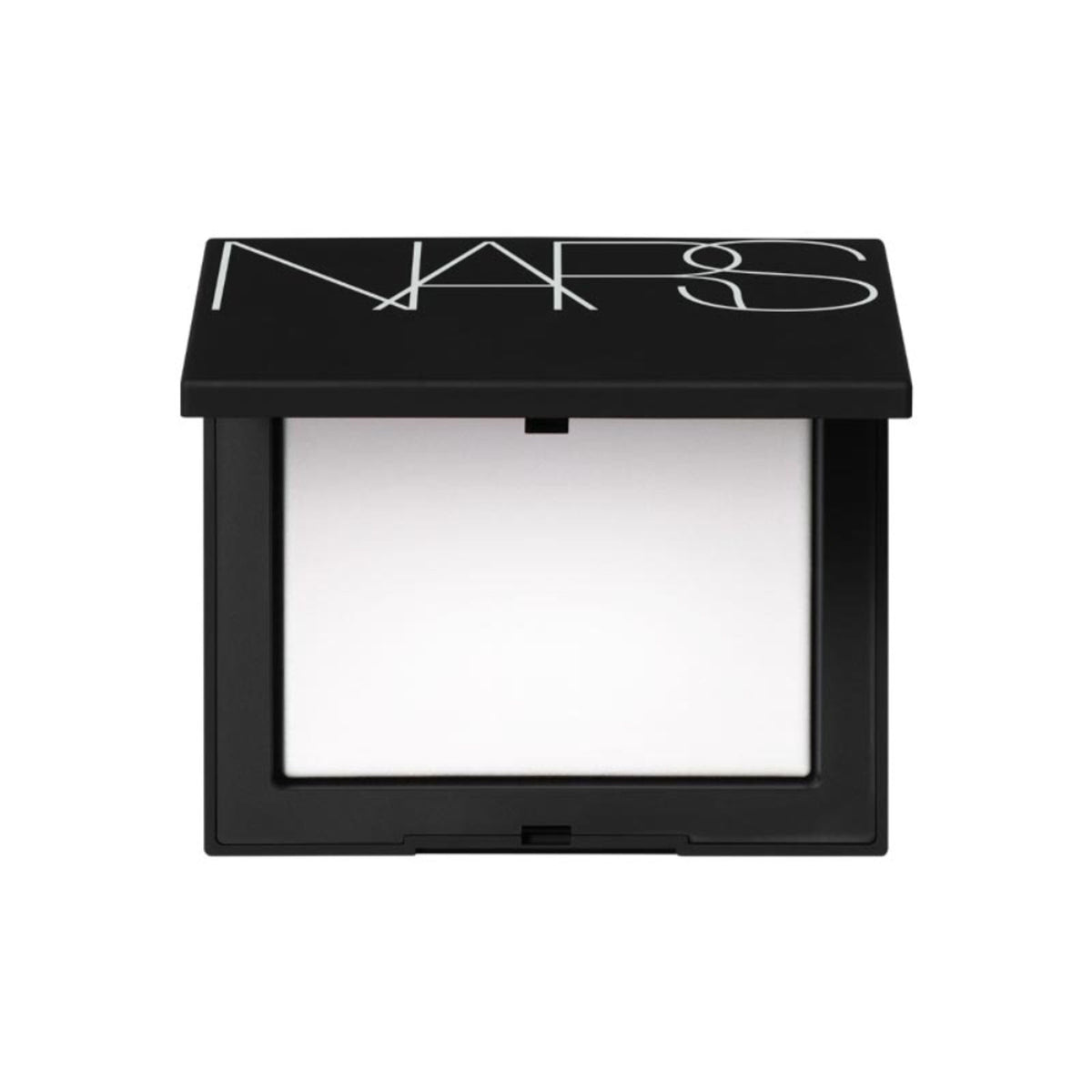 NARS Light Reflecting Setting Powder pressed mini in Crystal, showcasing the compact with translucent, shimmering powder for a luminous finish.