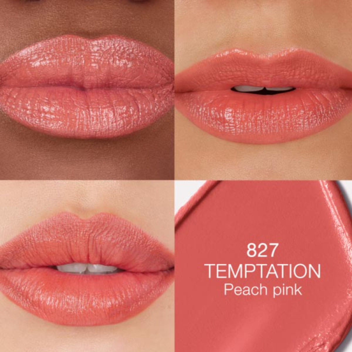 NARS Explicit Lipstick in Temptation, deep nude shade, smooth bullet with NARS branding on the packaging.