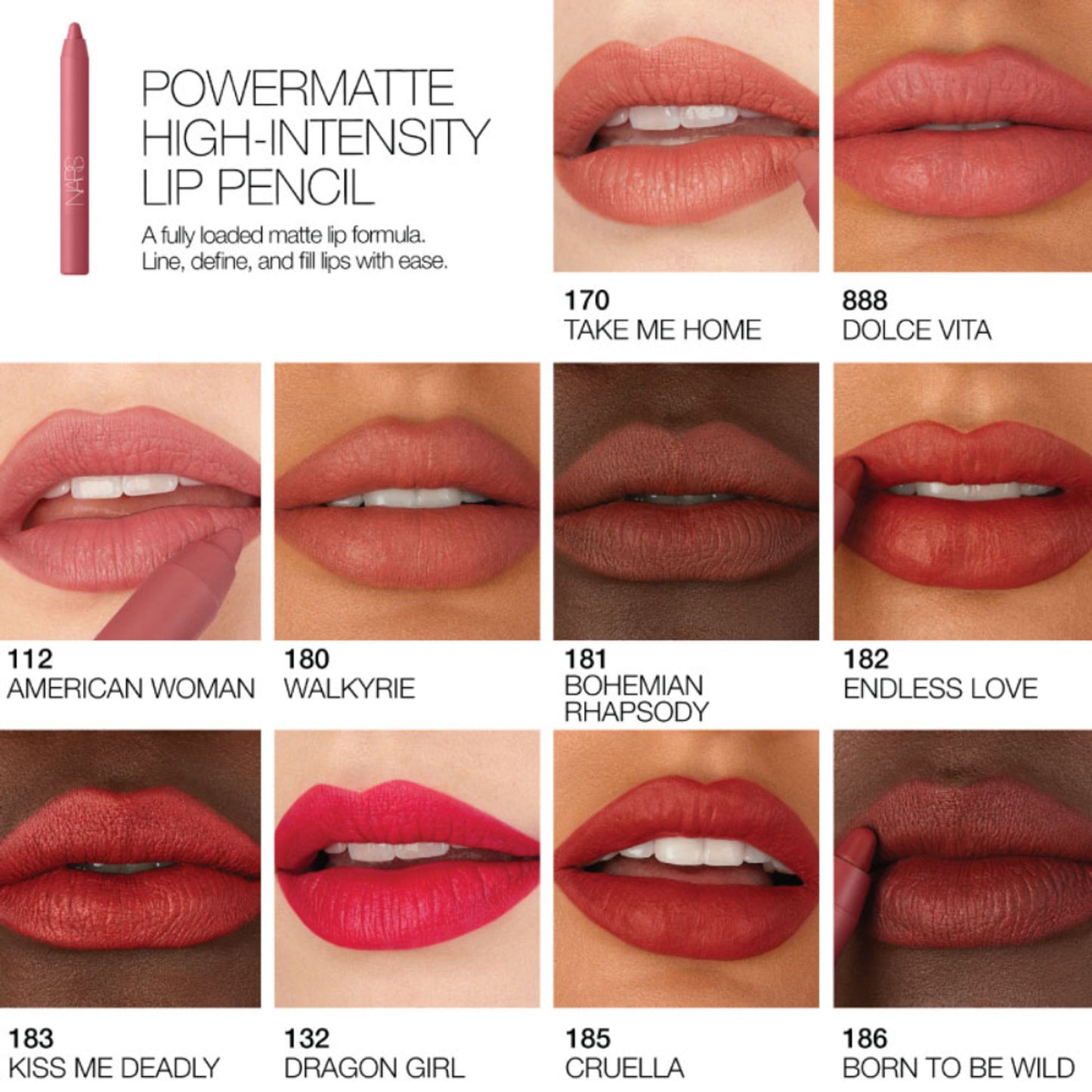 NARS Powermatte High Intensity Lip Pencil - American Woman