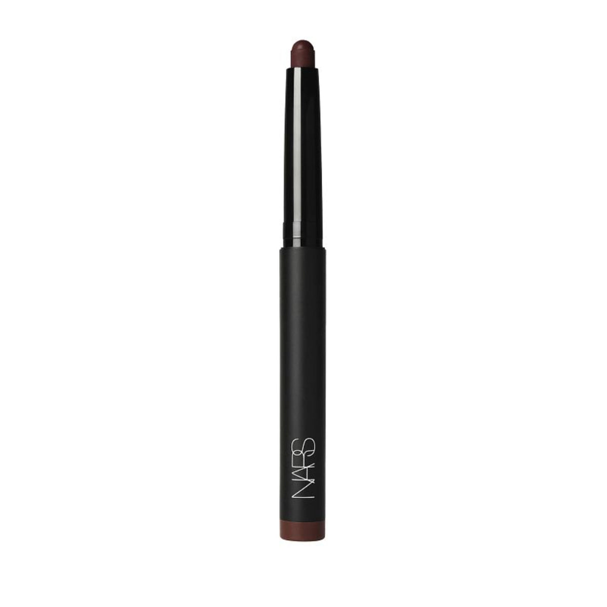 NARS Total Seduction Eyeshadow Stick in Mambo, creamy coral-pink eyeshadow swatch on skin.