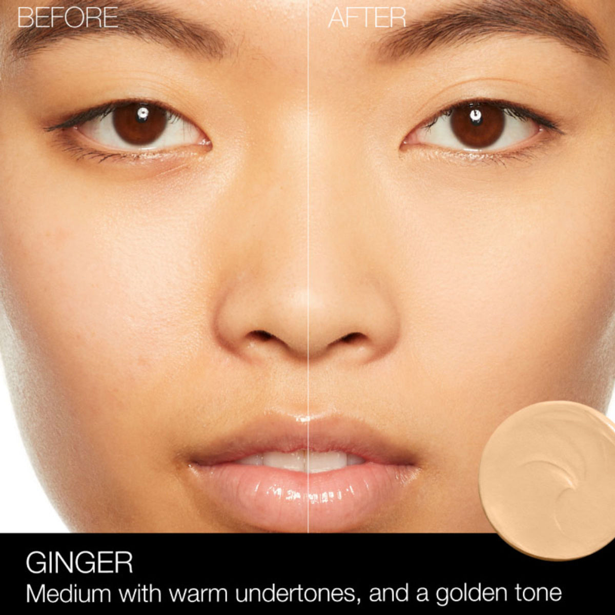 NARS Soft Matte Complete Concealer in Ginger shade, creamy liquid concealer with matte finish, in a sleek tube.