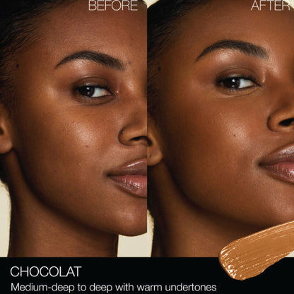 NARS Radiant Creamy Concealer in Chocolat, showing the smooth, creamy texture and shade suitable for concealing imperfections.