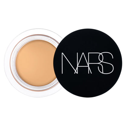 NARS Soft Matte Complete Concealer in Praline, showing the sleek container with the concealer inside.