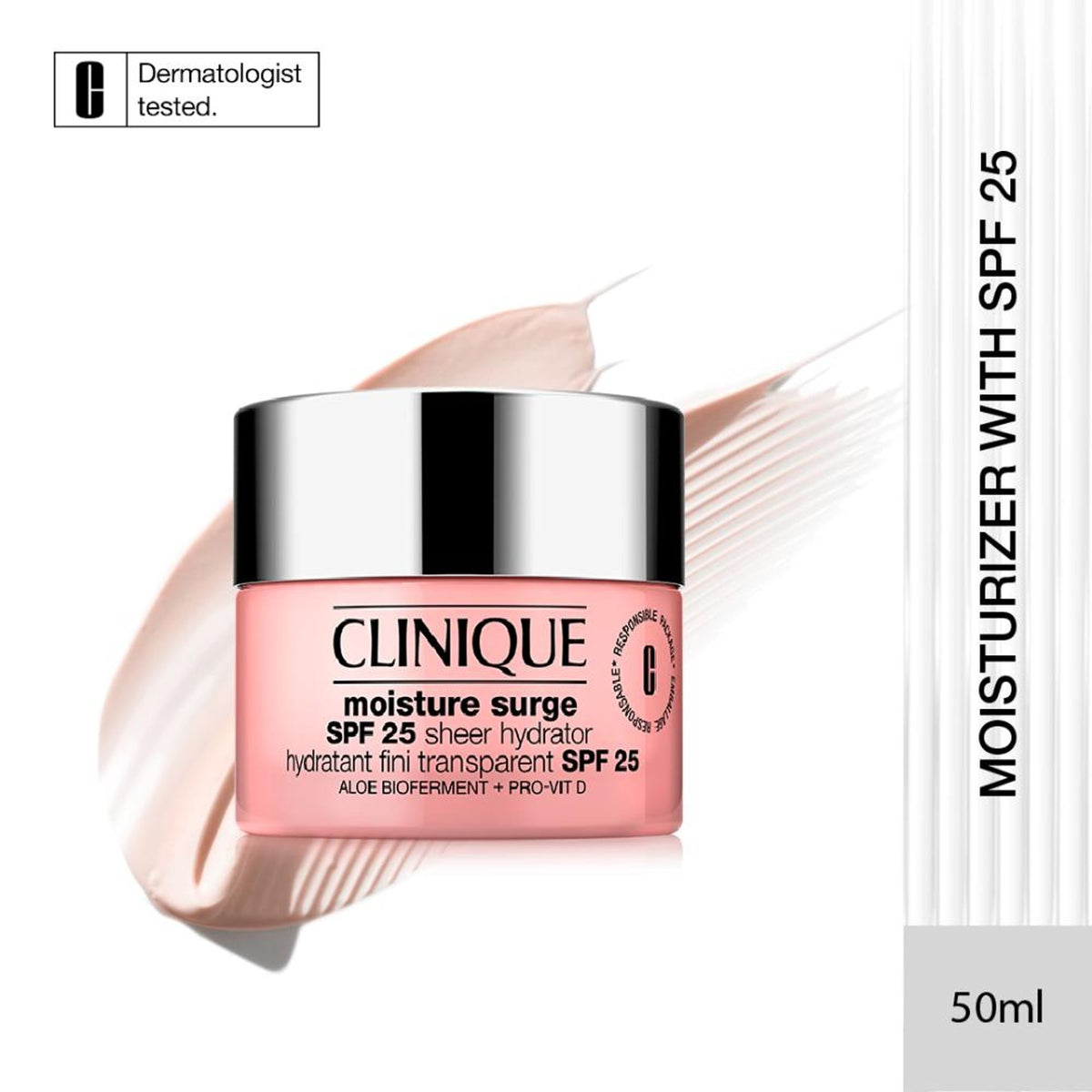 Clinique Moisture Surge SPF 25 Sheer Hydrator(Moisturiser + Sunscreen)