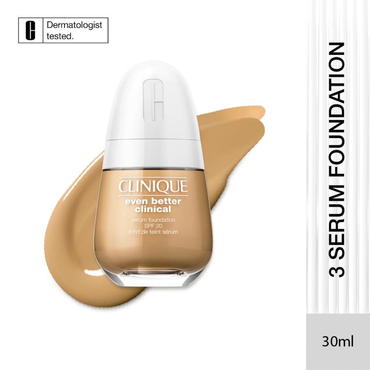 Clinique Even Better Clinical Serum Foundation SPF 20 With Vitamin C - CN 90 Sand