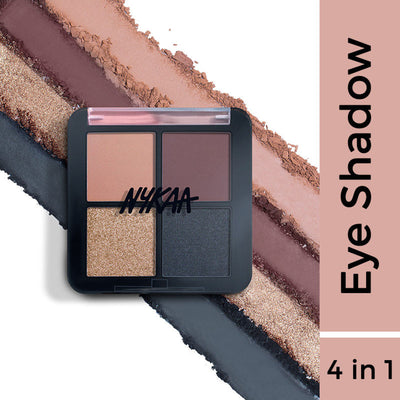 Nykaa Cosmetics Eyes On Me! 4 In 1 Quad Eyeshadow Palette - Night Out