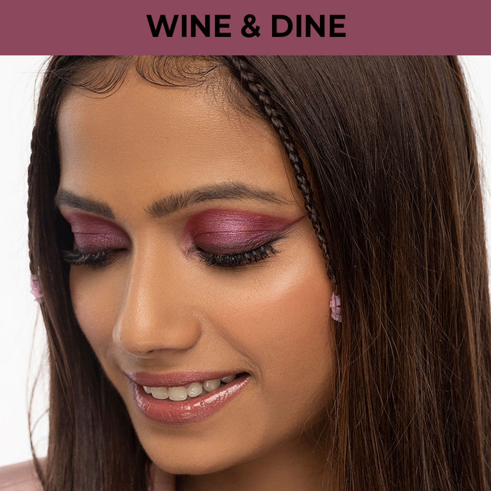 Nykaa Cosmetics Eyes On Me! 4 In 1 Quad Eyeshadow Palette - Wine & Dine