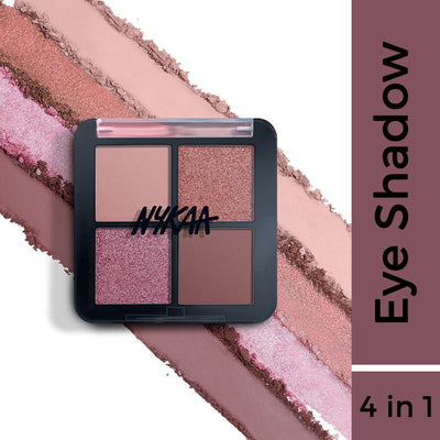 Nykaa Cosmetics Eyes On Me! 4 In 1 Quad Eyeshadow Palette - Birthday Bash