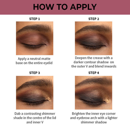Nykaa Cosmetics Eyes On Me! 4 In 1 Quad Eyeshadow Palette - Brunch Party