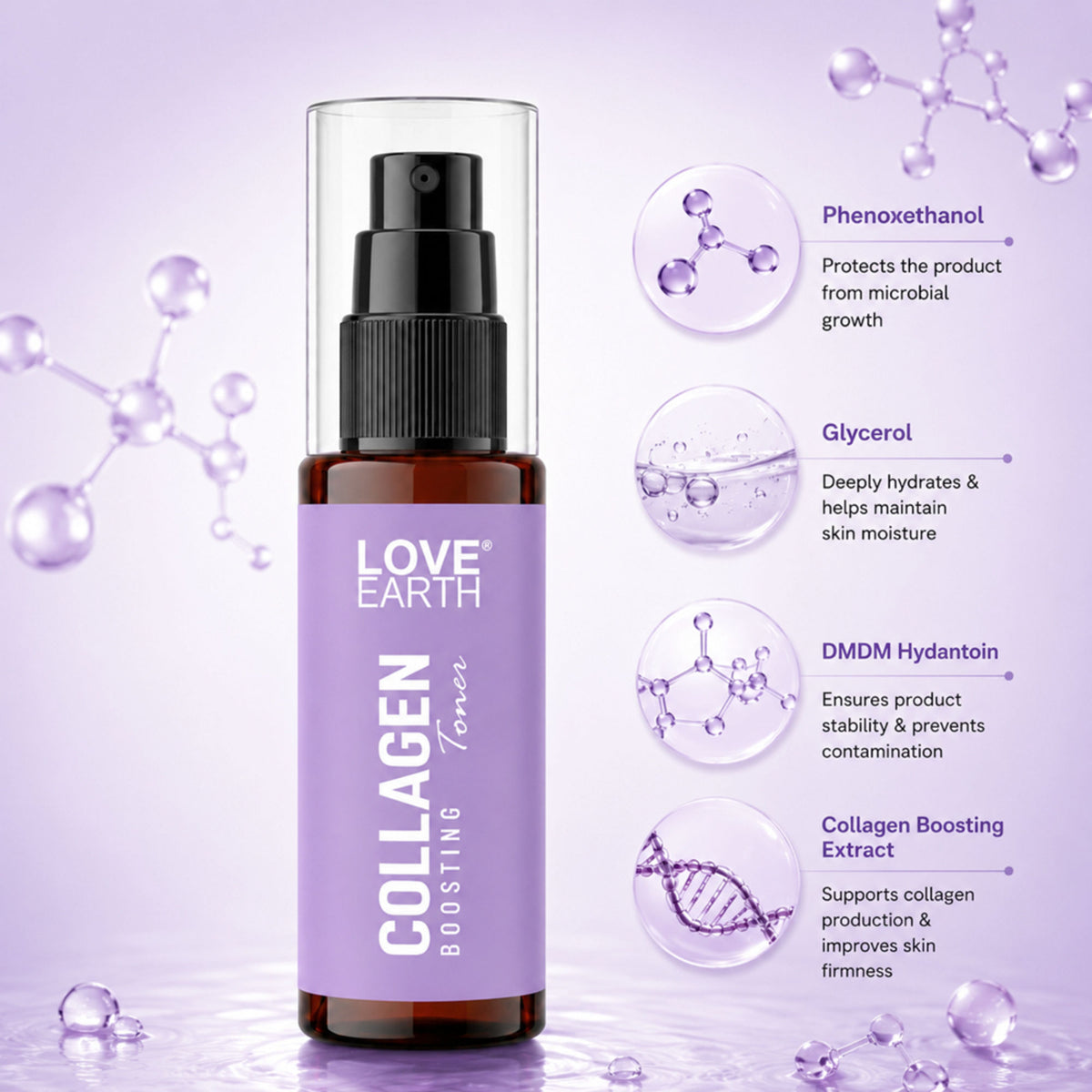 Love Earth Collagen Boosting Toner