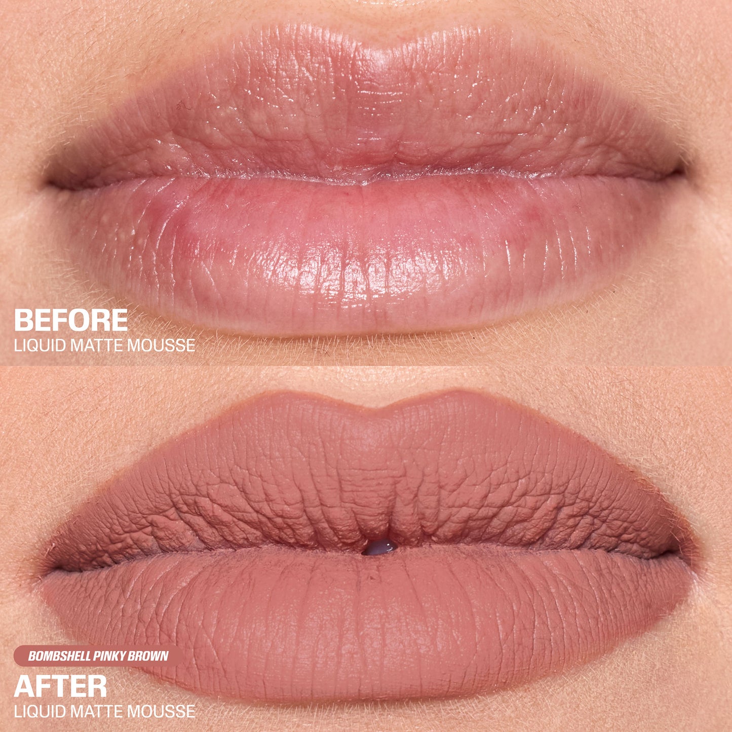 Huda Beauty Liquid Matte Mousse - Pinky Brown Bombshell