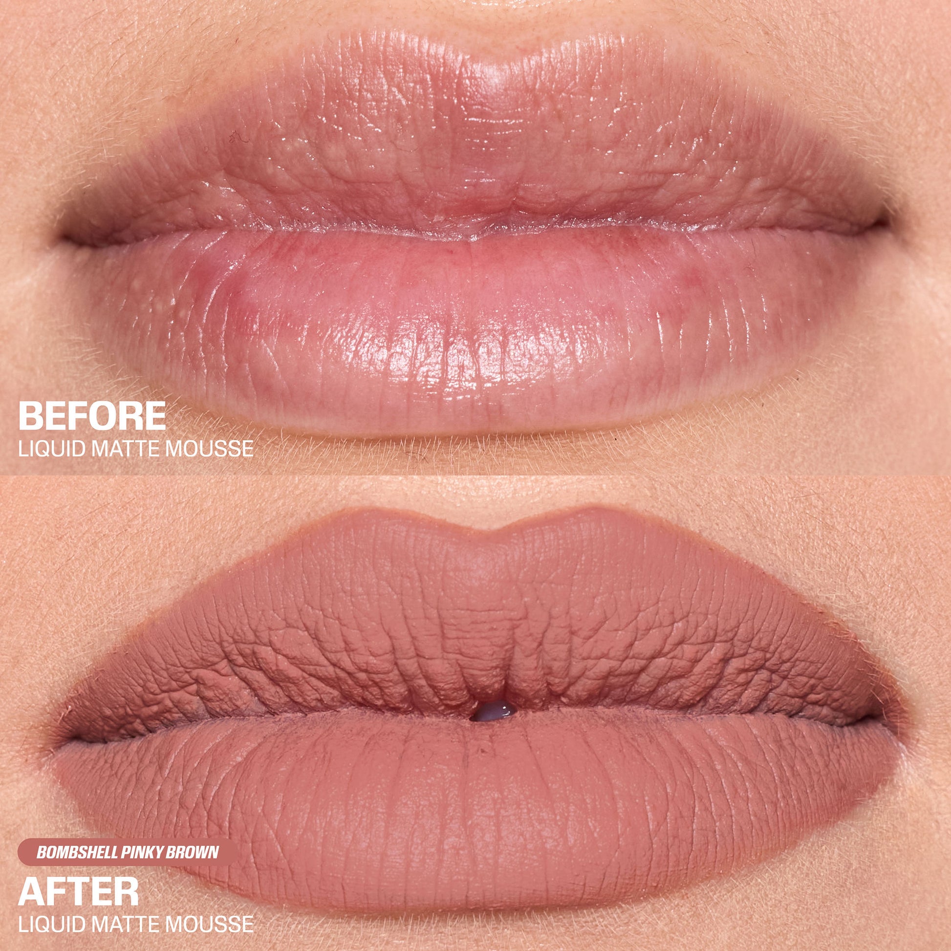 Huda Beauty Liquid Matte Mousse - Pinky Brown Bombshell