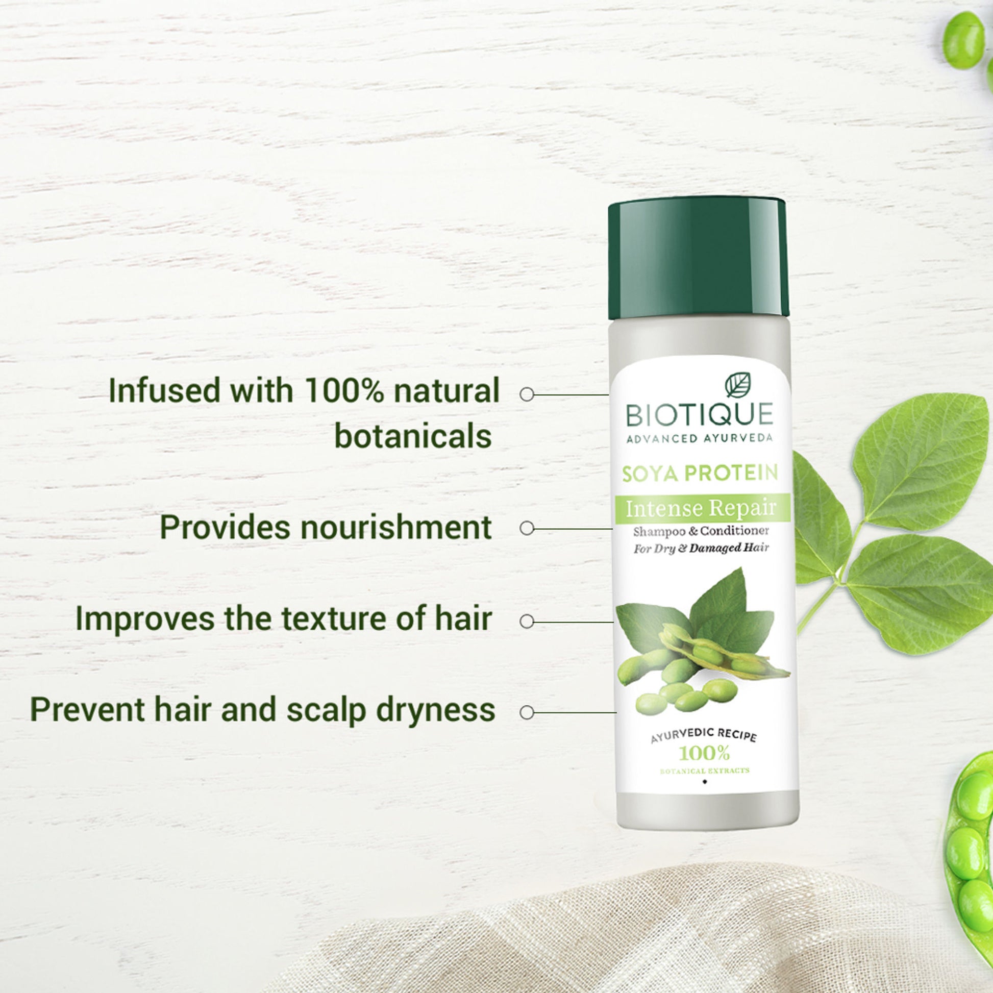 Biotique Bio Soya Protein Fresh Nourishing Shampoo