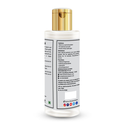 TNW The Natural Wash Cold Pressed Pure Coconut Oil for Healthy Skin, Hair and Baby Body Massage Oil