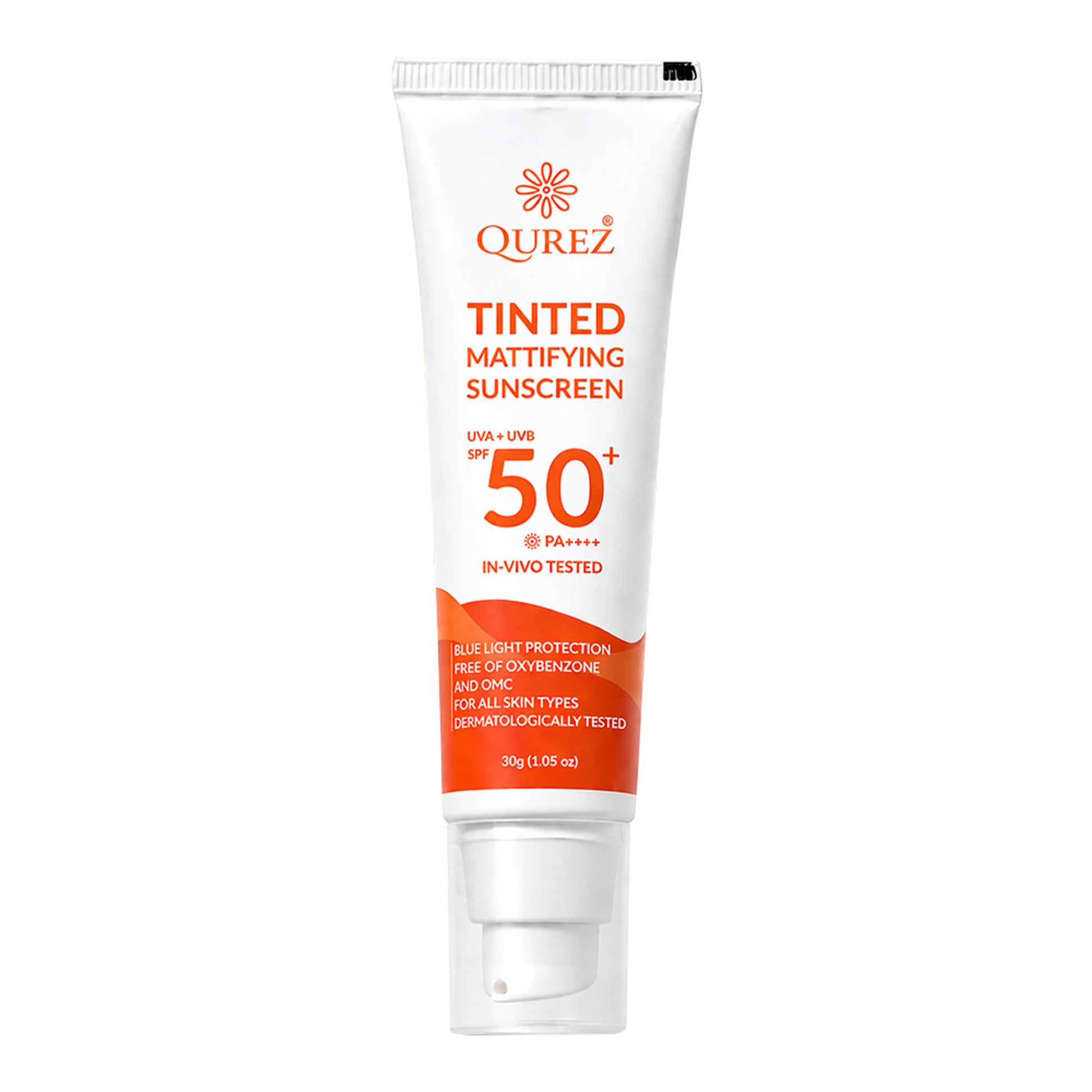 Qurez Tinted Mattifying Sunscreen SPF 50+ PA++++